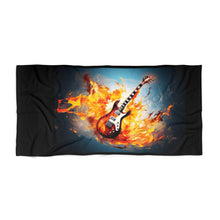 Load image into Gallery viewer, Guitar Towel - FIRE (Black)