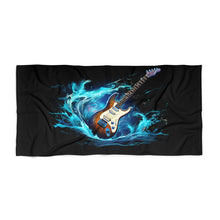 Cargar imagen en el visor de la galería, Guitar Towel - AQUA (Black)