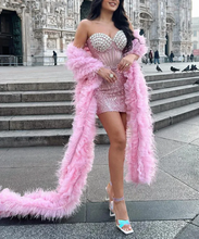 Load image into Gallery viewer, Sexy Pink Sequins Women Gowns Dress