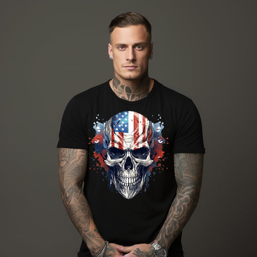 American Skull 3 T-shirt