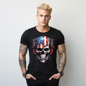 American Skull 4 T-shirt