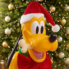 Load image into Gallery viewer, Pluto Navideño animatronico, electrónico Disney