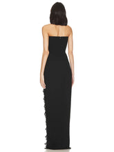 Load image into Gallery viewer, BLACK AND WHITE  Strapless Dress 2024 Elegant Evening Club Party Outfit