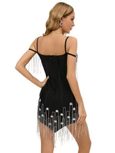 Load image into Gallery viewer, Off Shoulder Crystal Sparkly Black Bodycon Bandage Dress