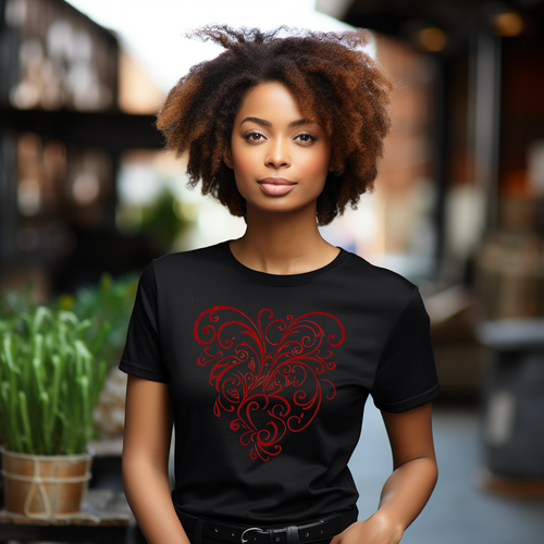 Heart simple design tshirt