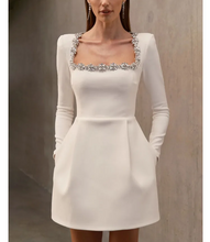 Load image into Gallery viewer, WHITE Dress 2024 Elegant Evening Club Party Outfit