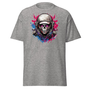 Skull with awesome color tshirt