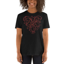 Load image into Gallery viewer, Heart simple design tshirt