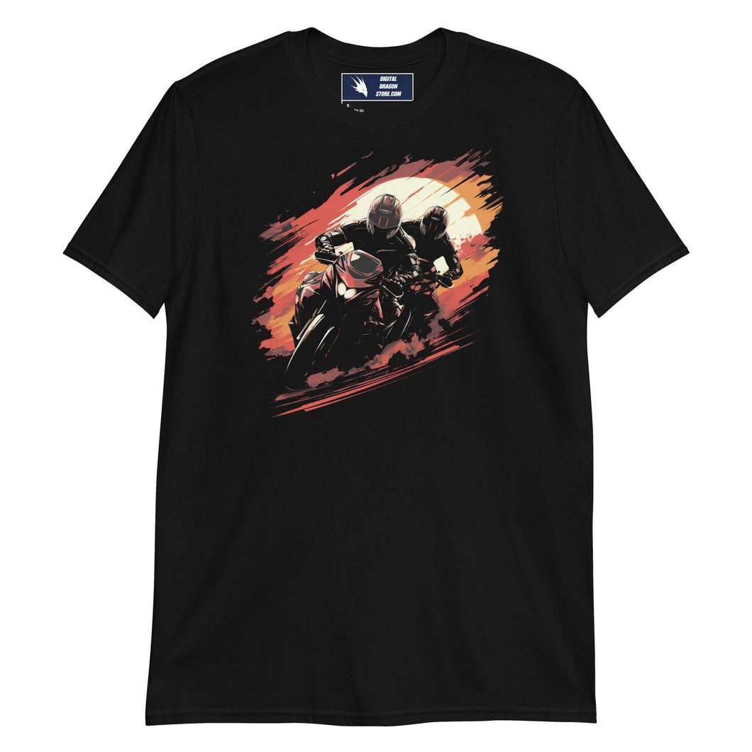 Motobiker on track tshirt