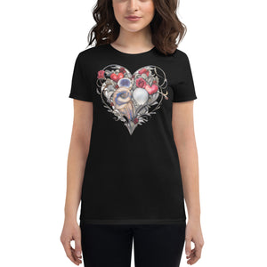 Beautiful heart design tshirt