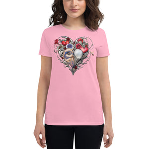 Beautiful heart design tshirt