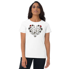 Load image into Gallery viewer, Plant and Roses Heart Tshirt