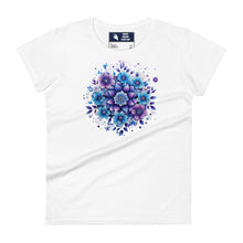 Cargar imagen en el visor de la galería, Blue Flowers Tshirt