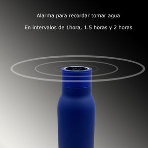 Termo Botella De Agua Inteligente 600ml 24 Hrs App Tracking