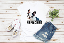 Load image into Gallery viewer, French Bulldog Short-Sleeve T-Shirt 100% cotton