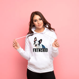 Francés - Bulldog - Sudadera con capucha unisex