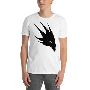 Short-Sleeve Unisex T-Shirt Dragon Head Black