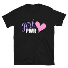 Cargar imagen en el visor de la galería, Girl PWR - Camiseta unisex de manga corta preencogida