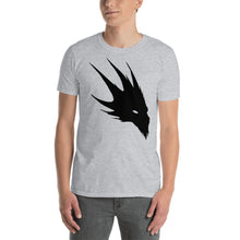 Cargar imagen en el visor de la galería, Camiseta de manga corta unisex Dragon Head Black