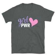 Cargar imagen en el visor de la galería, Girl PWR - Camiseta unisex de manga corta preencogida