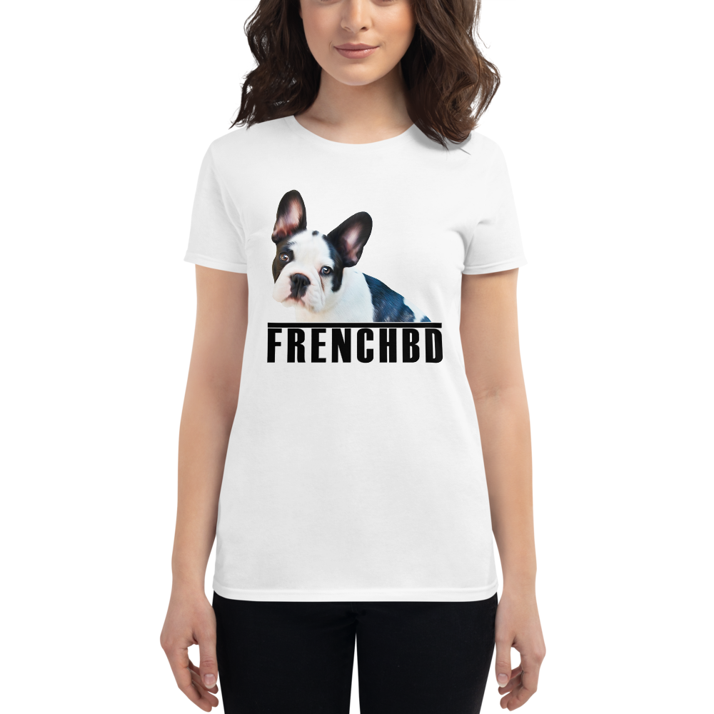 French Bulldog - Women's size 100% Cotton - Pre-Shrunk